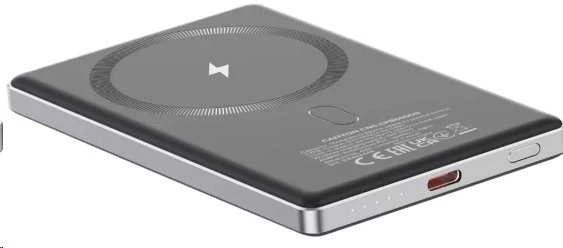 CANYON maitinimo blokas OnPower 505 plonas magnetinis 5000 mAh PD20W tamsiai pilkas