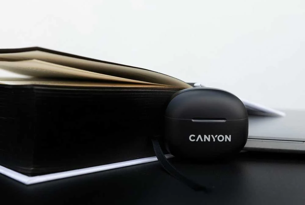 Belaidės ausinės Canyon TWS-8 ENC, Juodos spalvos