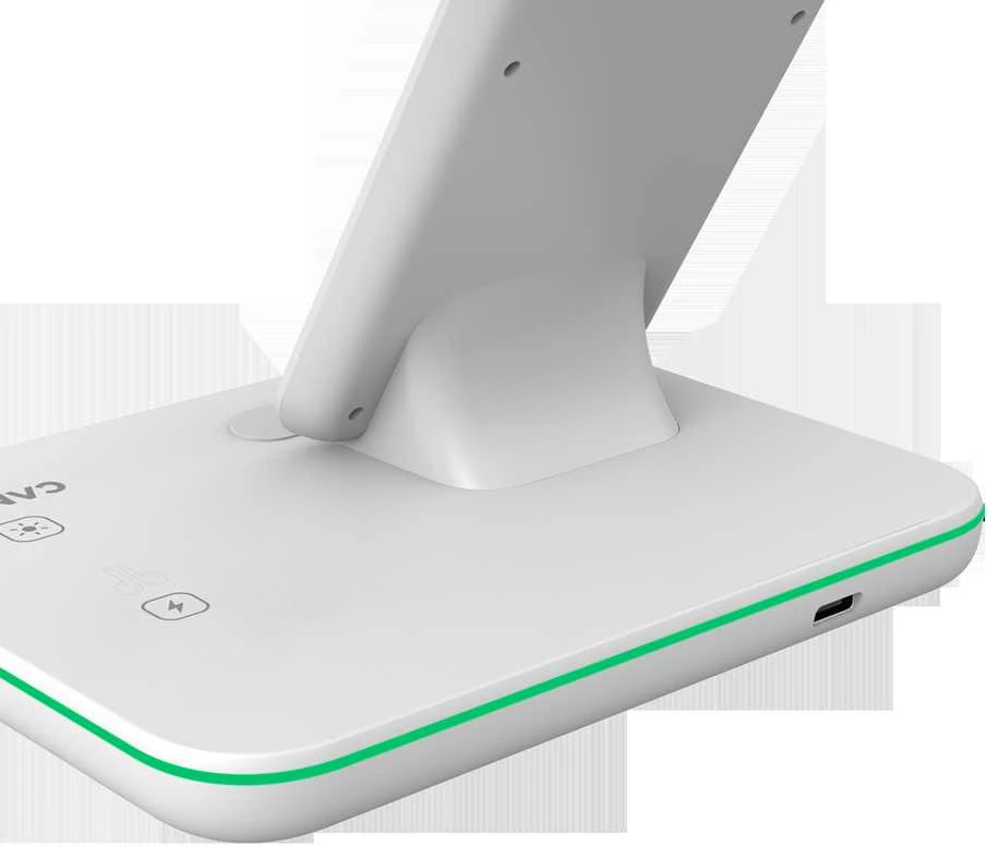 Universalus Belaidis įkroviklis Canyon 3in1 Wireless Charger WS-303, tinka vienu metu įkrauti Apple Watch, iPhone ir Airpods