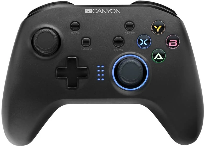 Belaidis žaidimų pultas Canyon GP-W3 4-in-1 Wireless Gamepad, suderinamas su Nintendo Switch, Android, WinXP - Win10 ir naujesniais, PS3