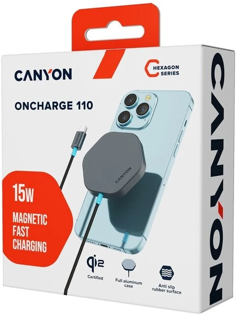 CANYON belaidis įkroviklis HEXAGON 110 tamsiai pilkai mėlynas