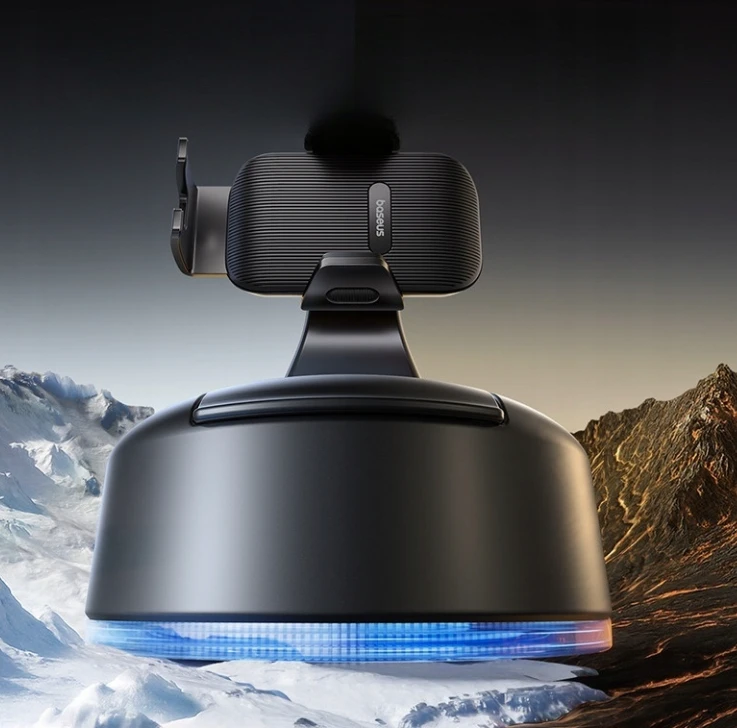 Baseus Automobilinis laikiklis telefonams su siurbtuku PrimeTrip C03 Air, juodas