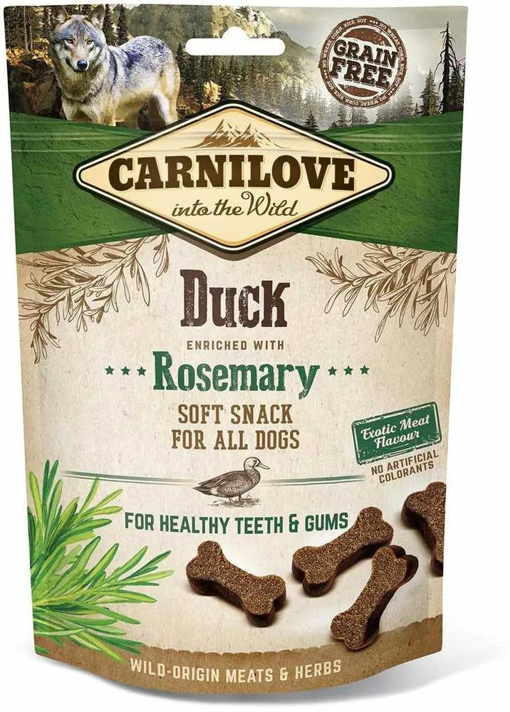 Carni Love Dog skanėstas šunims Duck with Rosemary 200g
