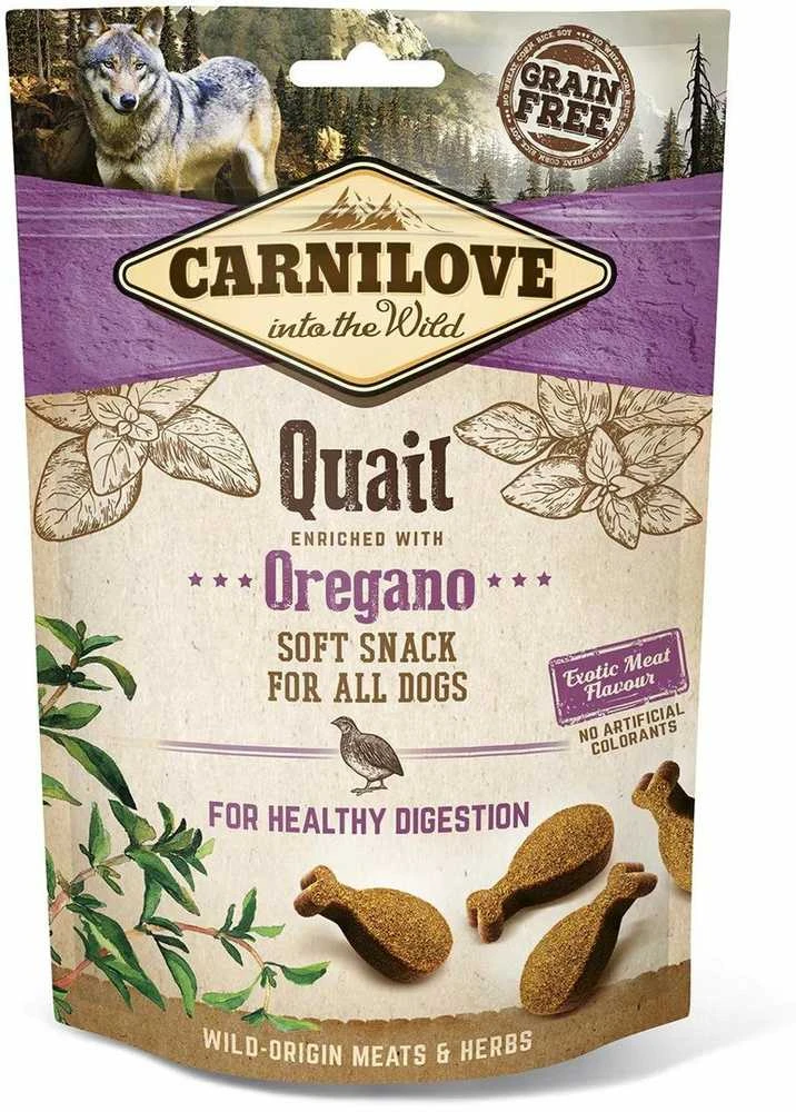 Carni Love Dog skanėstas šunims Quail with Oregano 200g