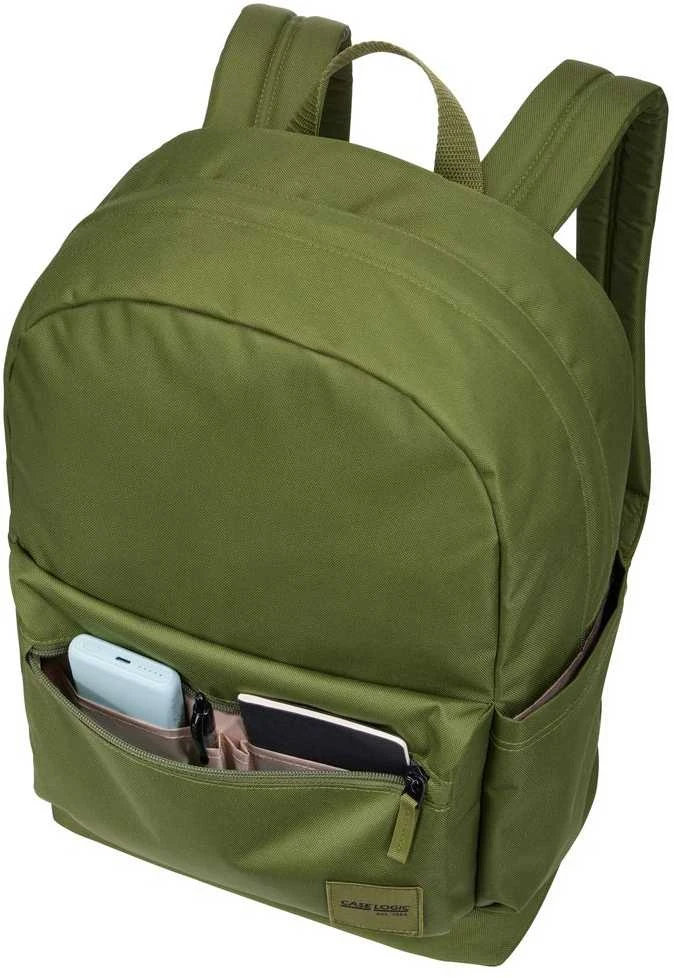 Case Logic Žalia perdirbto poliesterio kuprinė su vieta 16" kompiuteriui