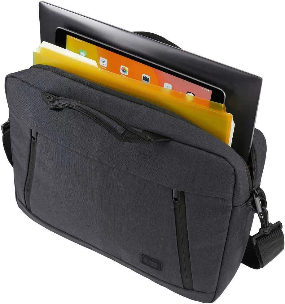 Case Logic | Huxton | Tinka iki 14 " | Nešiojamas kompiuteris attaché | Shoulder strap | Juodas