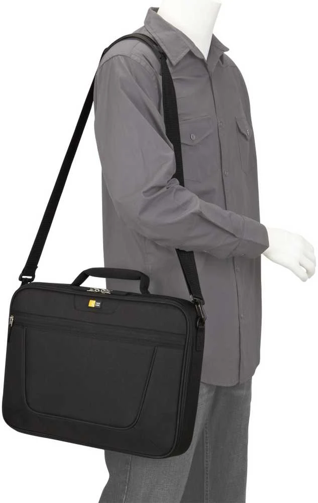 Nešiojamo kompiuterio krepšys Case Logic VNCI215 15.6"/ Polyester/ Juodas/ (38.5 x 4.4 x 26.7 cm)