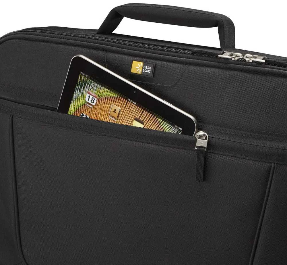 Nešiojamo kompiuterio krepšys Case Logic VNCI215 15.6"/ Polyester/ Juodas/ (38.5 x 4.4 x 26.7 cm)