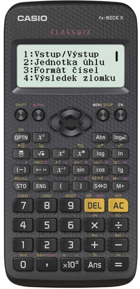 Mokslinis skaičiuotuvas Casio FX-82CEX su LCD ekranu