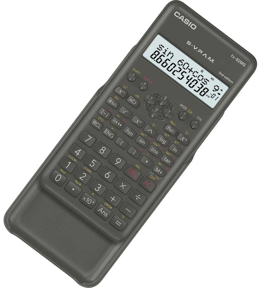 Mokslinis skaičiuotuvas CASIO FX-82MS, 85 x 157 x 23,2 mm