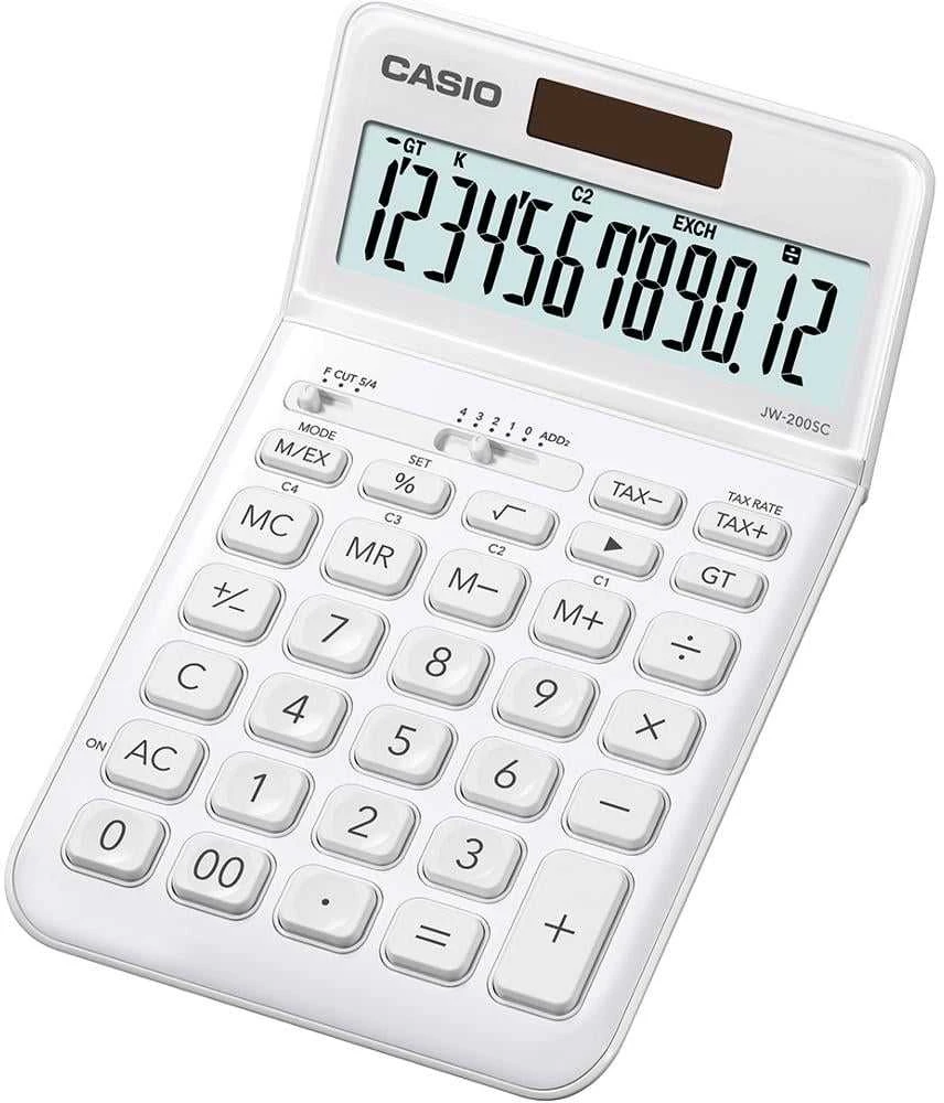 Luna Office Casio JW-200SC-WE baltas