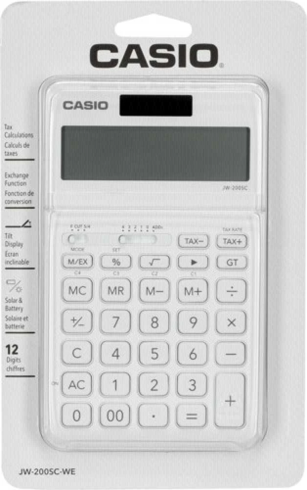 Luna Office Casio JW-200SC-WE baltas