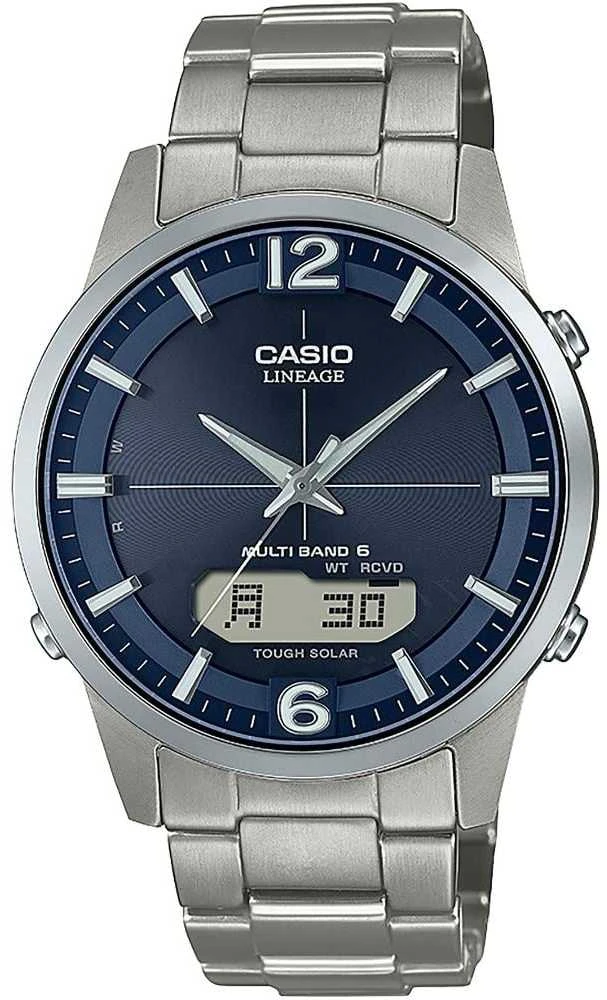 Laikrodis Casio WAVECEPTOR saulės energija varomas radijo bangomis valdomas LCW-M170TD-2AER