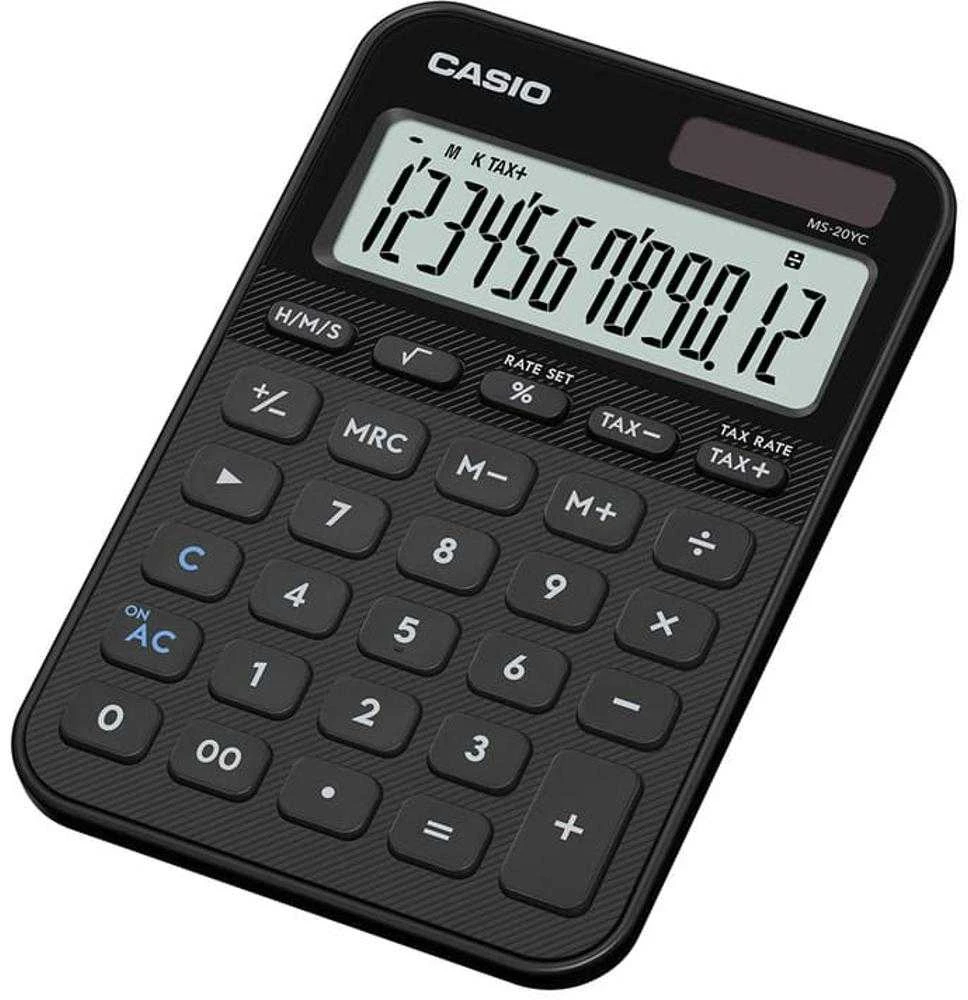 Casio MS-20YC-BK stalinis skaičiuotuvas