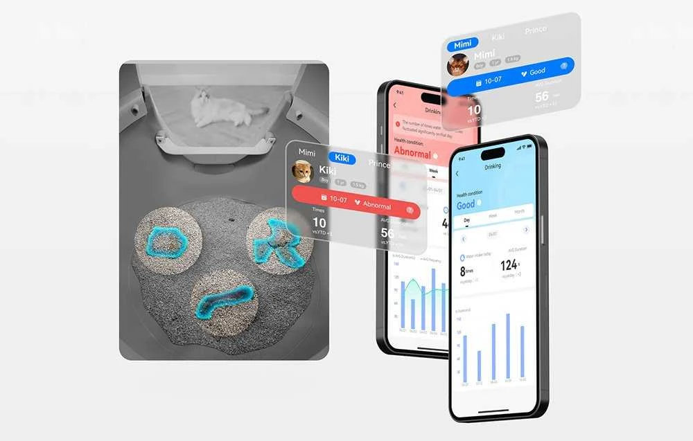 „Catlink“ išmanioji savaime išsivalanti kraiko dėžutė su dirbtinio intelekto kamera katėms „Scooper Pro Ultra“