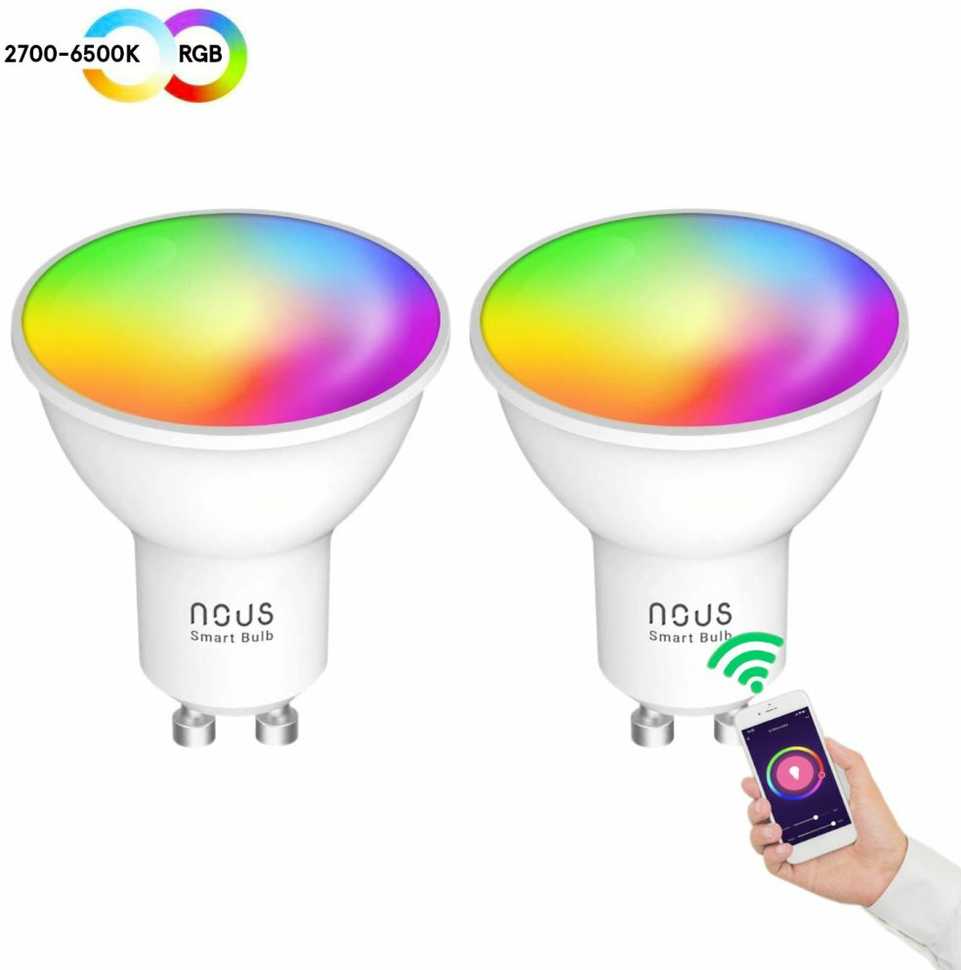 NOUS P8 Smart WIFI Bulb RGB GU10 (2pcs) Matter
