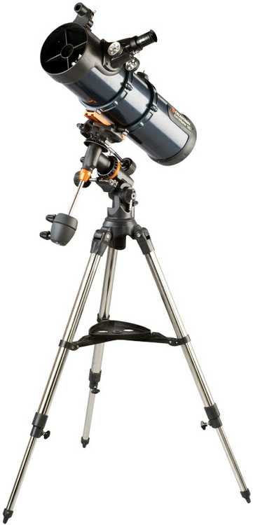 Teleskopas Celestron Astromaster 130EQ Reflector 33x Juodas, Mėlyna, Pilkas