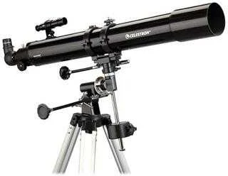 Teleskopas - Celestron PowerSeeker 80EQ 225x Juodas