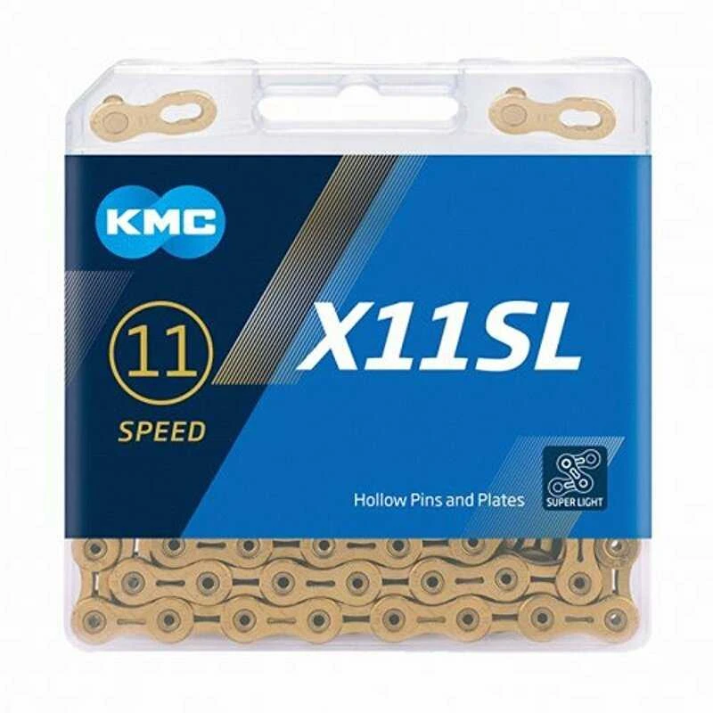 Grandinė KMC X11SL Ti-N Gold 11-speed 118-links