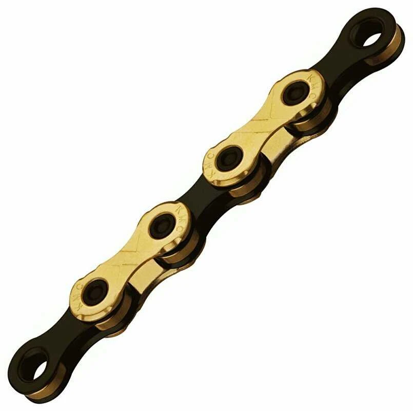 Grandinė KMC X12 Ti-N Gold/Juodas 12-speed 126-links