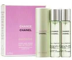 Chanel Chance Eau Fraiche rinkinys moterims, EDT 3 x 20 ml