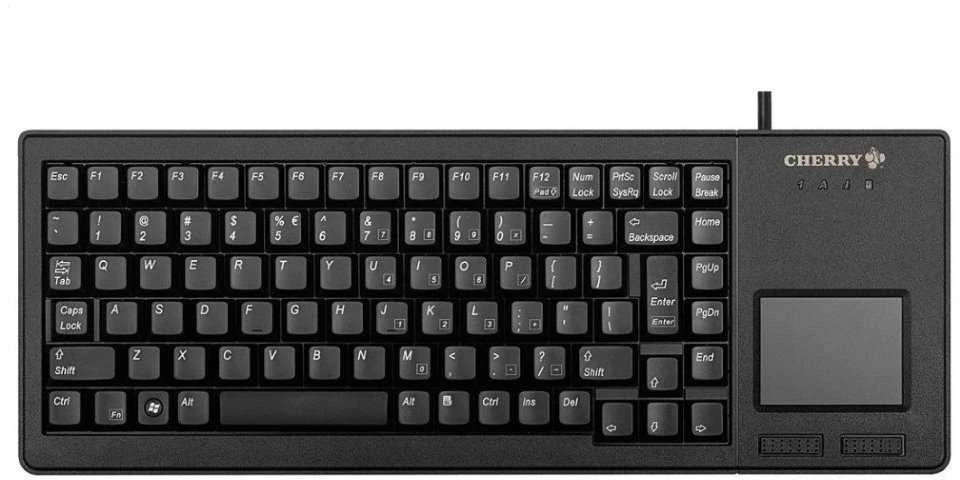 CHERRY XS Touchpad klaviatūra USB QWERTY Anglų (JAV) Juoda