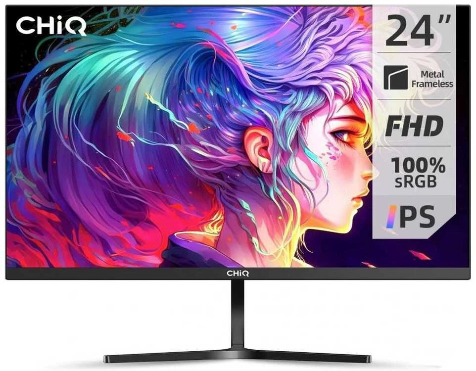 Monitorius Chiq 24F650 24" 60cm 16:9 100Hz 1920x1080 juodas