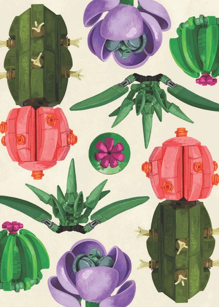 Dėlionė LEGO Botanicals žaidimo kortos 8J2202