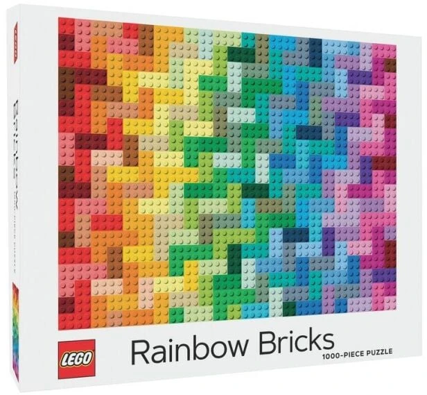 Dėlionė LEGO Rainbow Bricks 1000 dalys