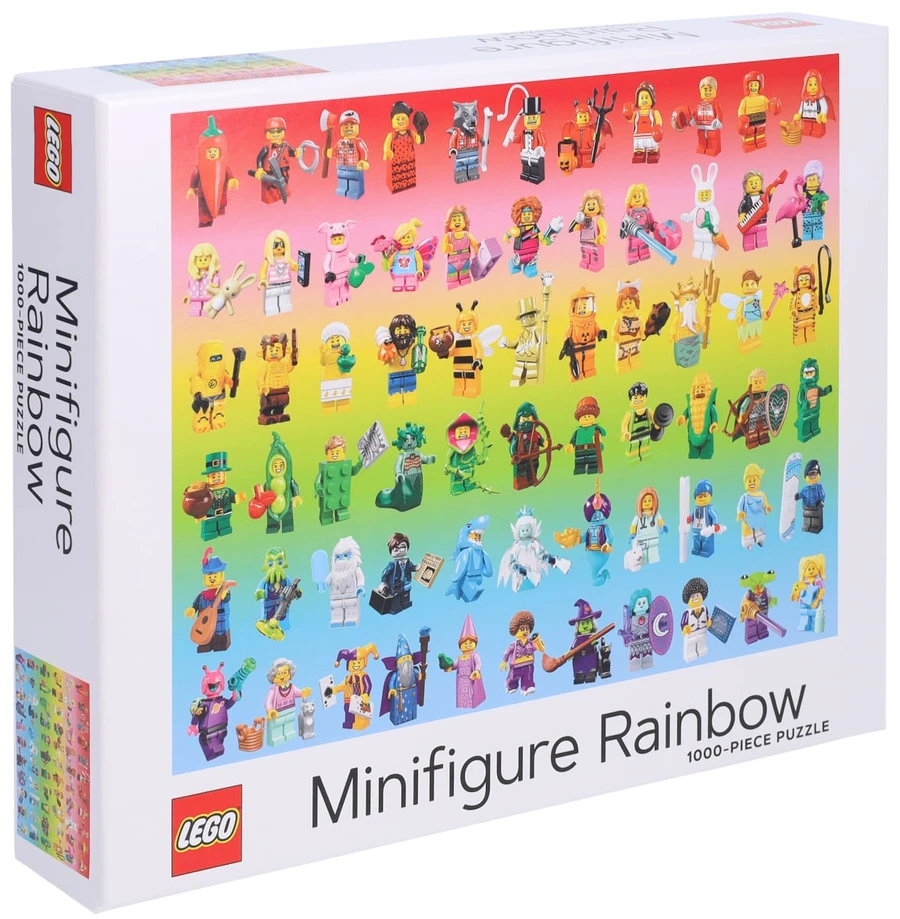 Dėlionė LEGO Minifigūrėlė Vaivorykštė (1000 dalių) 64382