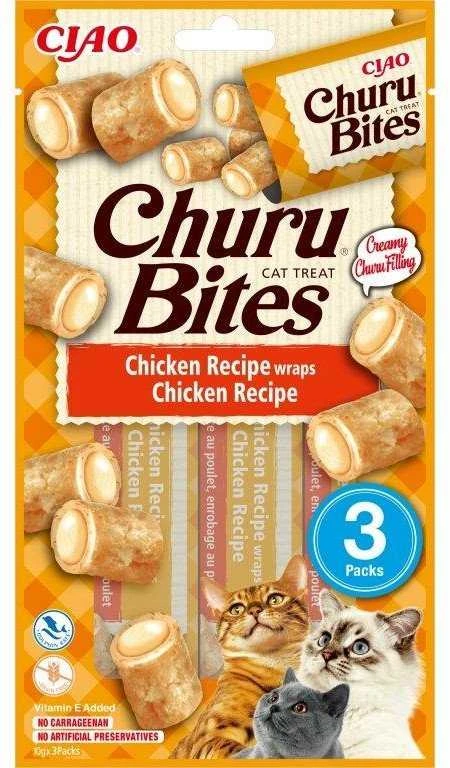 Kačių Skanėstai - Inaba Churu Kąsneliai 3x10 g