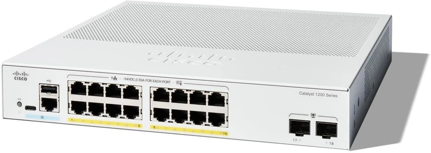 Šakotuvas Cisco Catalyst C1200-16P-2G