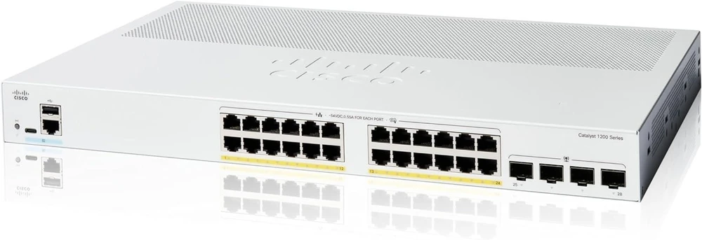 Šakotuvas „Cisco Catalyst C1200-24FP-4G“