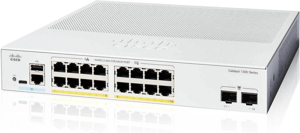 Šakotuvas Cisco Catalyst C1300-16P-2G