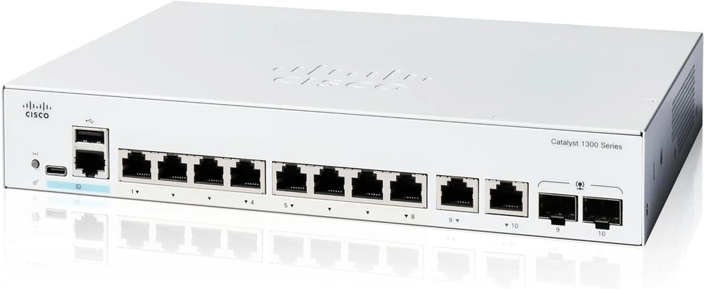 Šakotuvas „Cisco Catalyst C1300-8T-E-2G“