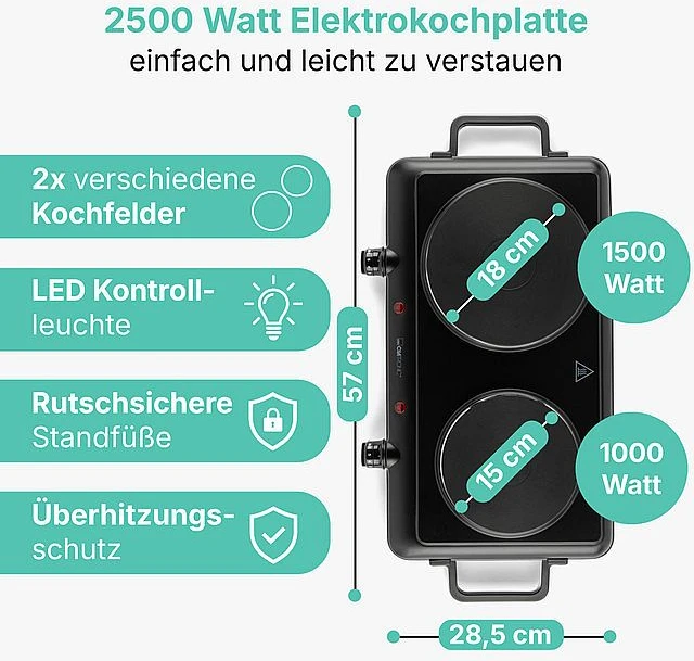 Kuchenka DKP 3583 CLATRONIC juoda