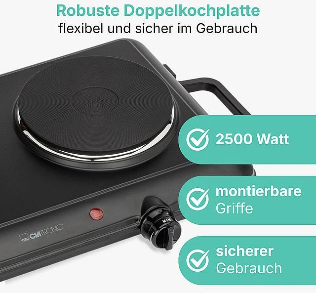 Kuchenka DKP 3583 CLATRONIC juoda