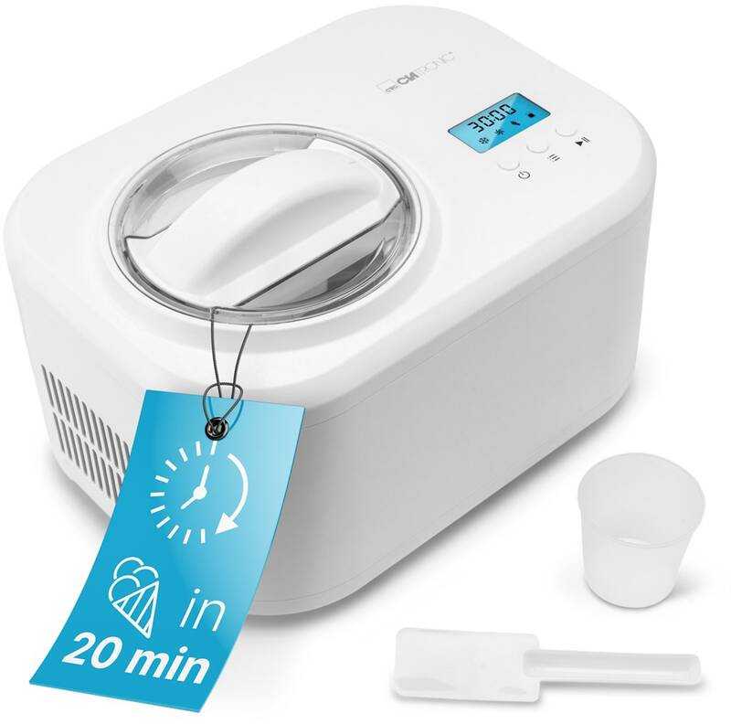 Clatronic ledų gaminimo aparatas Clatronic ICM 3799 Compressor Ice Kremas Maker 1L