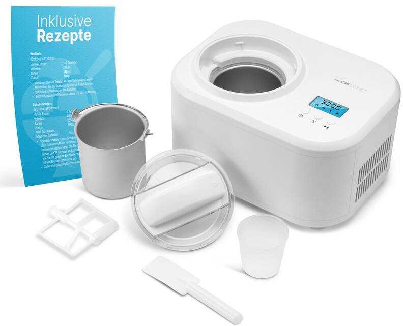 Clatronic ledų gaminimo aparatas Clatronic ICM 3799 Compressor Ice Kremas Maker 1L