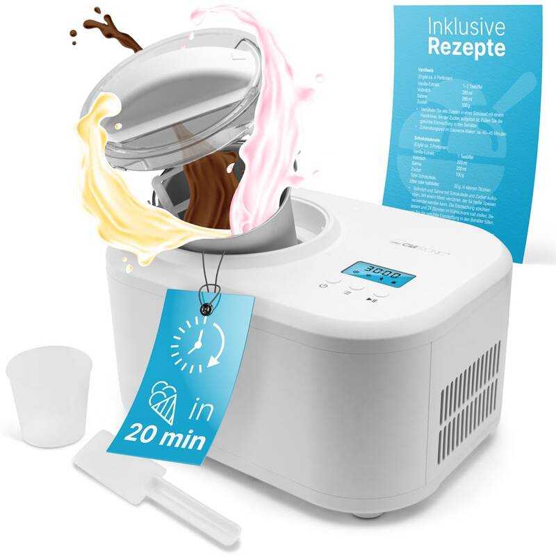 Clatronic ledų gaminimo aparatas Clatronic ICM 3799 Compressor Ice Kremas Maker 1L