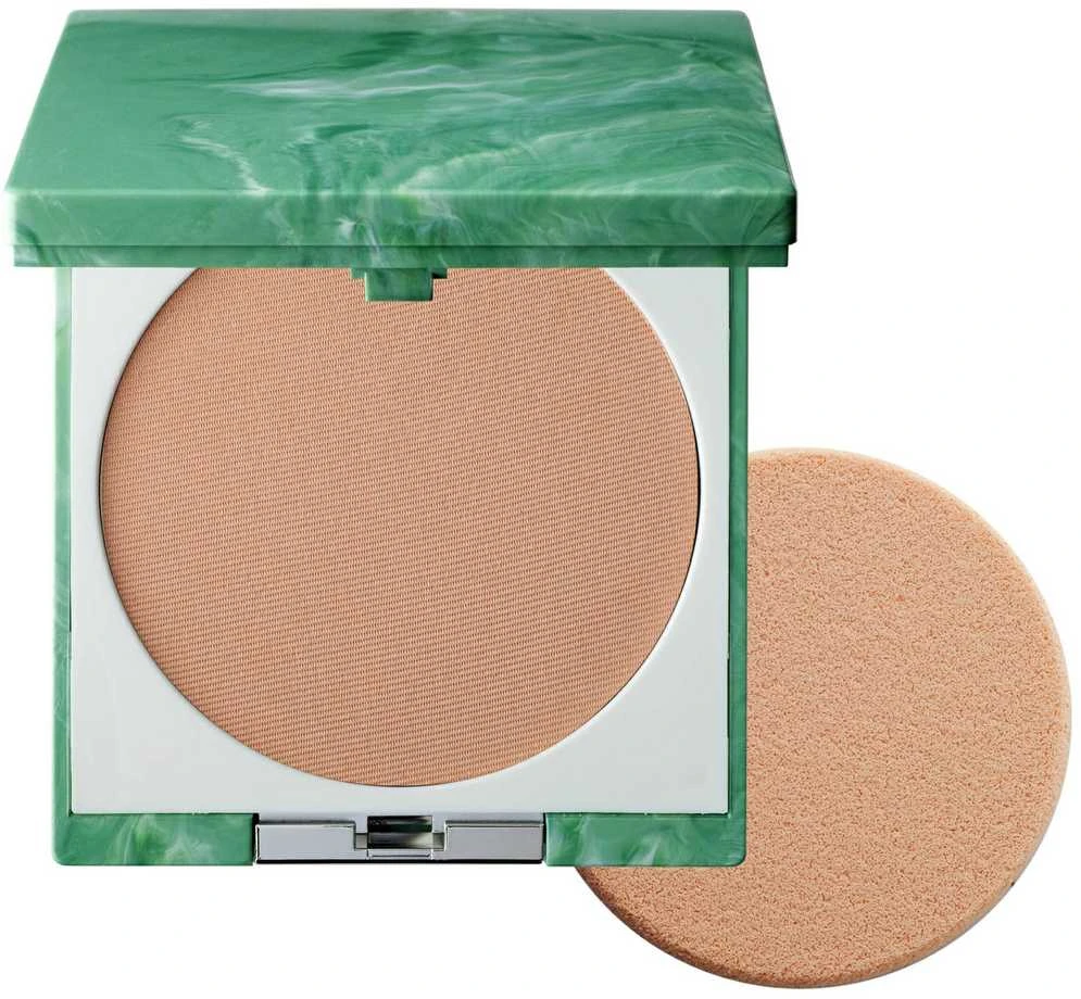 Clinique Stay Matte Sheer Pressed Powder kompaktinė pudra, atspalvis: 03 Stay rusvai gelsvas, 7.6 g