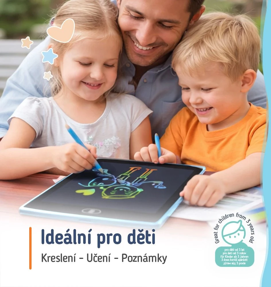 ColorWay 10" Children's Drawing Planšetė CW-WT10C, Mėlyna
