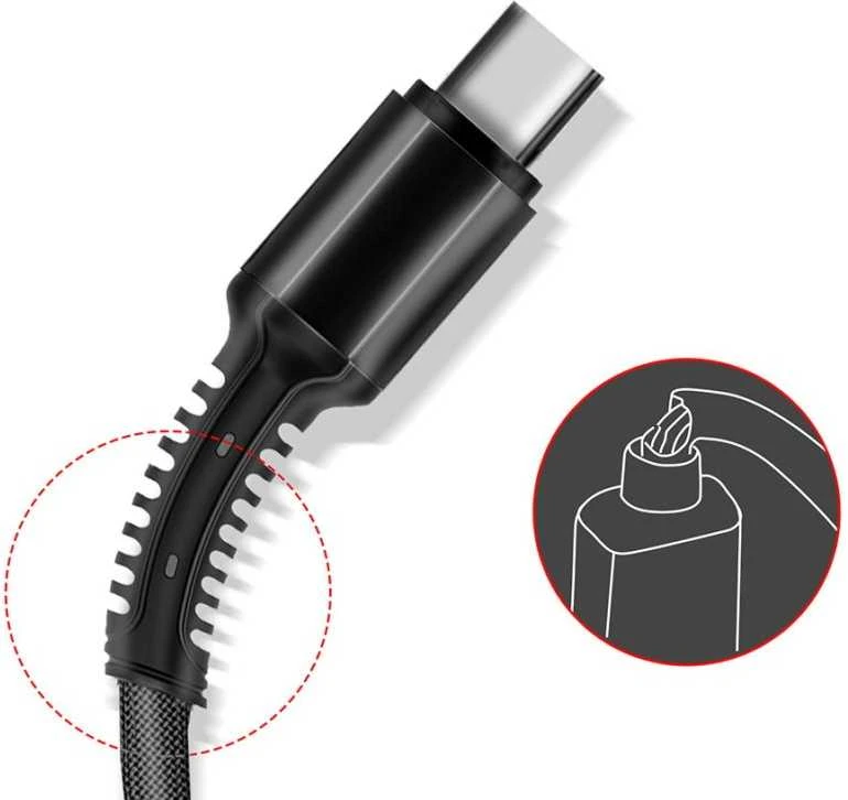 „ColorWay“ 3in1 USB įkroviklis – „Lightning“, „microUSB“ ir USB-C, 4.0A, 1,2 m