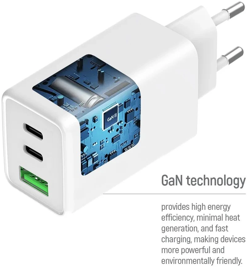 ColorWay įkroviklis: 2x USB-C, 1x USB-A / GaN / PD / PPS / 100 W / Baltas