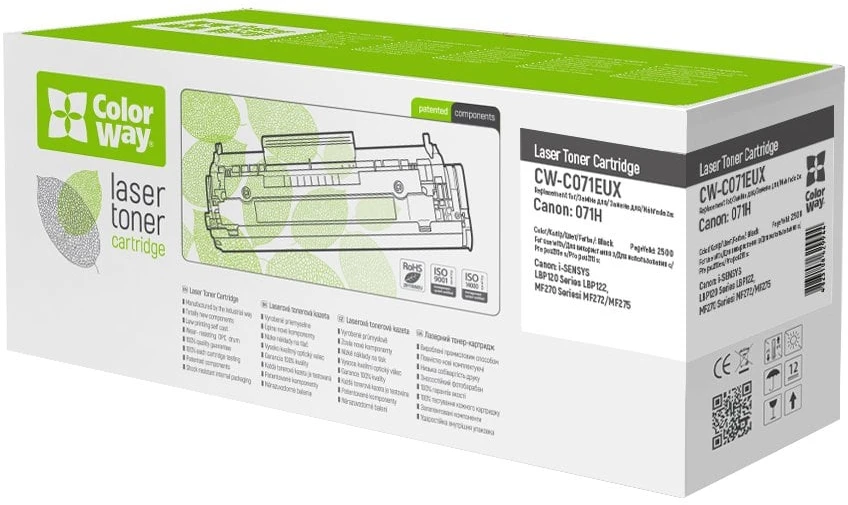 ColorWay CW-C071EUX toner cartridge Juodas