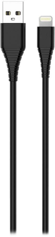 „ColorWay“ duomenų kabelis USB – „Apple Lightning“ 2.4A, 1 m, juodas