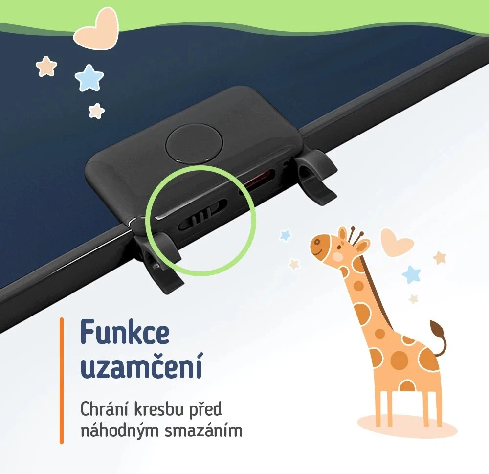 ColorWay 15" Children's Drawing Planšetė CW-WT15BK, Juodas