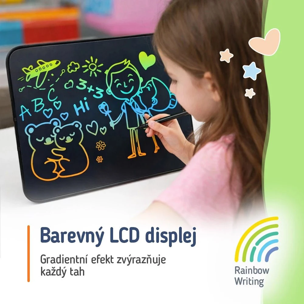 ColorWay 15" Children's Drawing Planšetė CW-WT15BK, Juodas