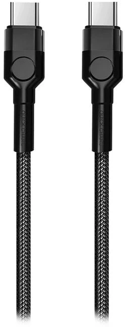 ColorWay USB-C Cable / Fast Charging 60W / 1 m / Juodas
