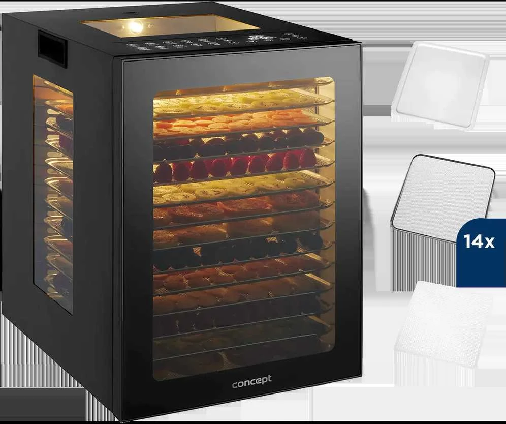 Concept Solution Džiovintuvas Concept Džiovintuvas do żywności Concept 14 sit/850W SO5000